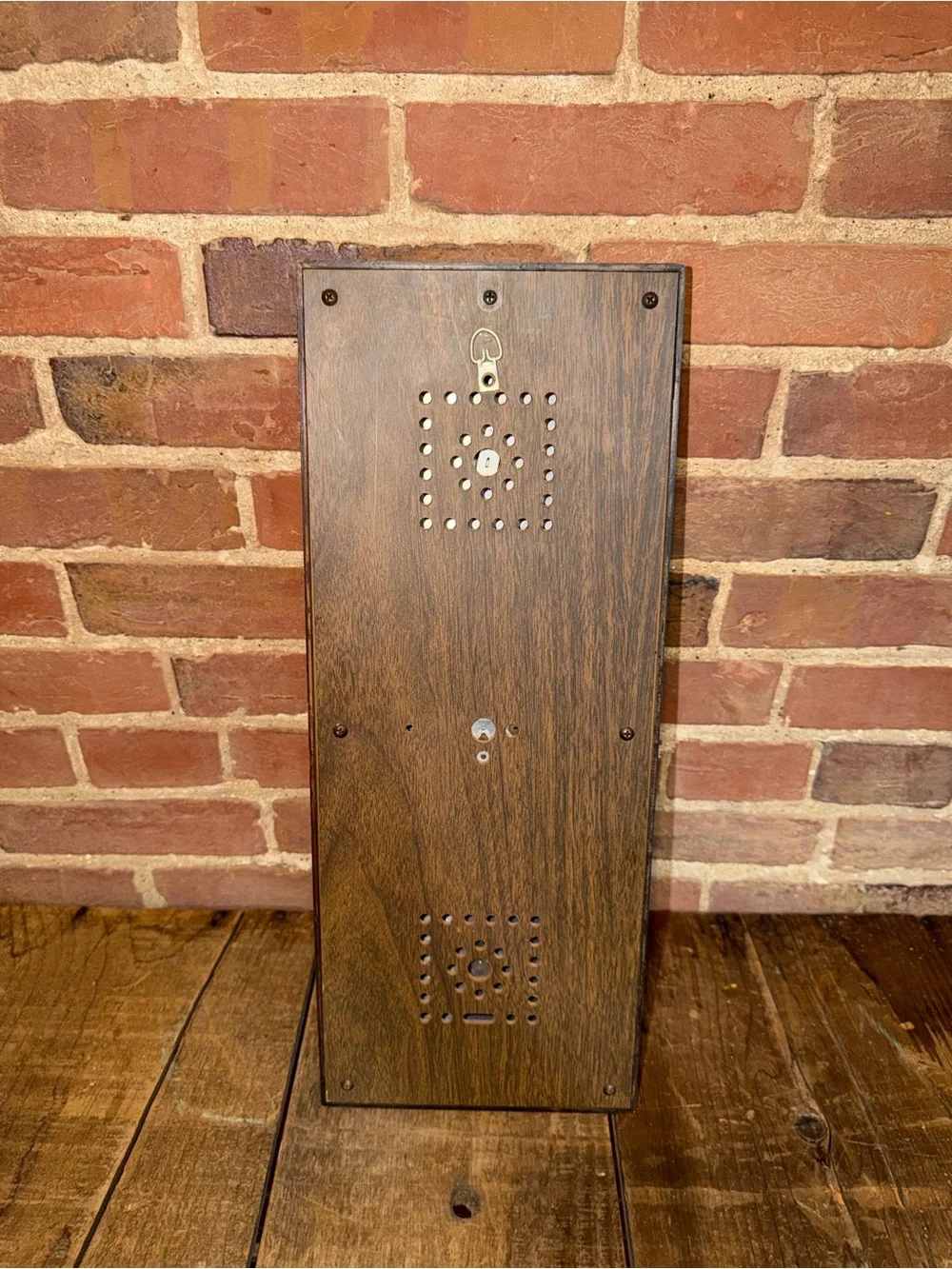 Springfield Weather Station Wood Wall Barometer Thermometer Hygrometer 70s Vtg